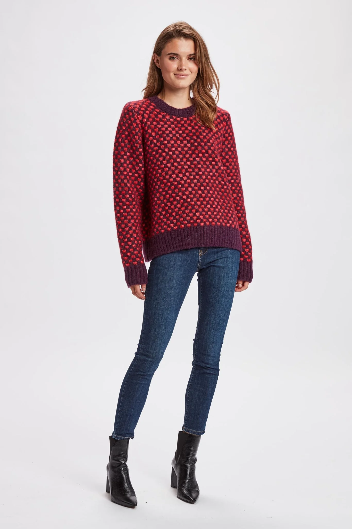 NUWILLIS CROPPED PULLOVER - Winter Bloom - Image 3
