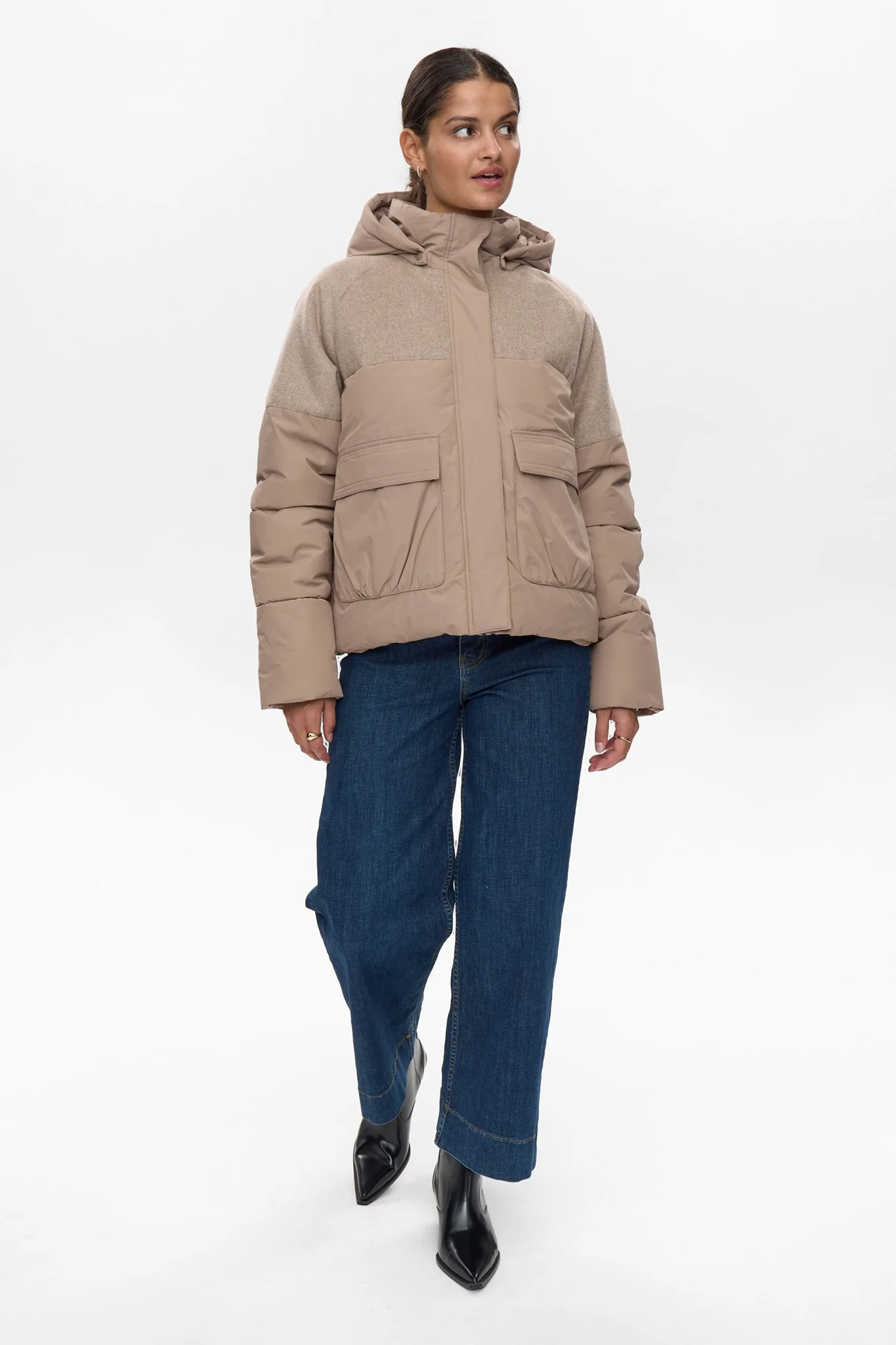 NUWILLOW SHORT JACKET - Taupe Gray - Image 3