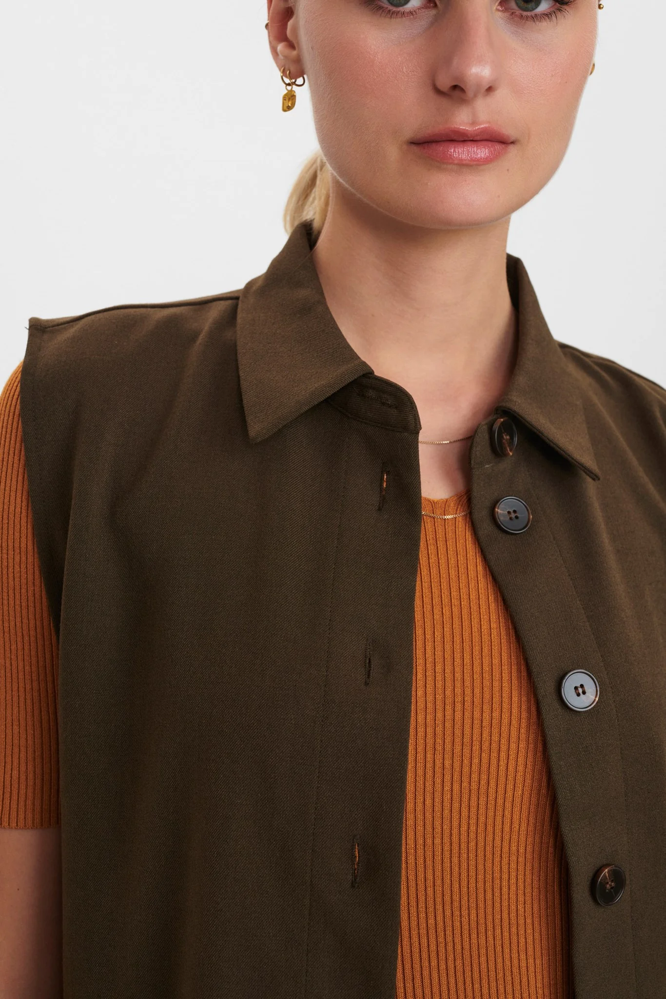 NUWILLY WAIST COAT - Chocolate Chip - Image 4