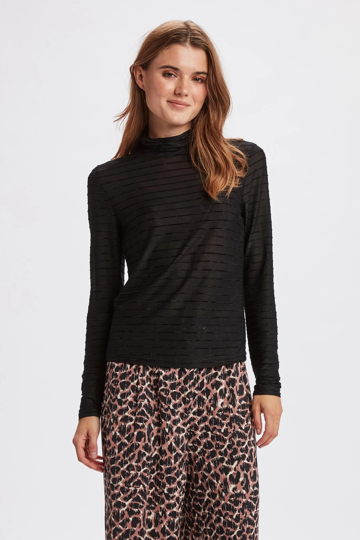NUWINNY BLOUSE - Caviar