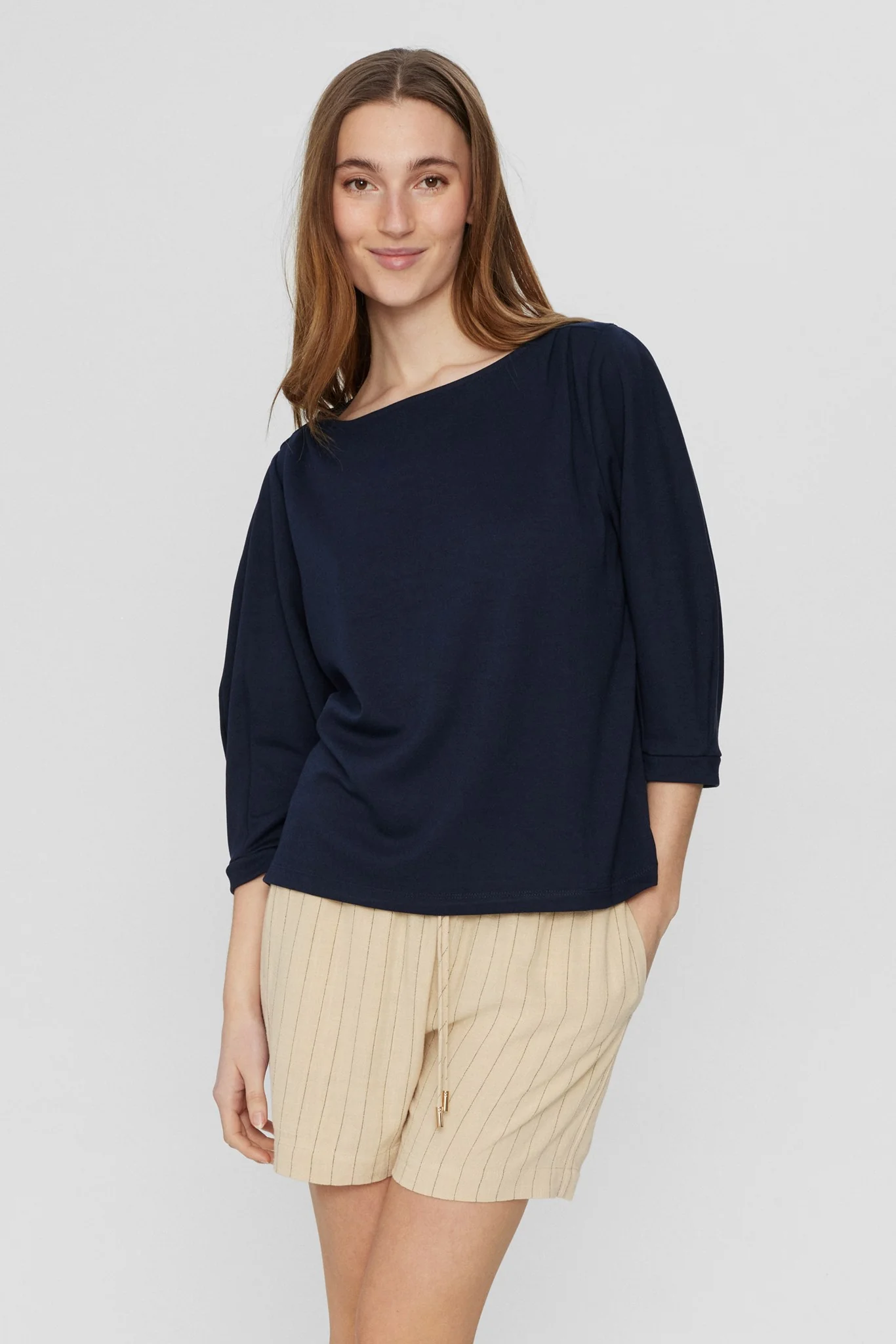 NUWISTELLA BLOUSE - Dark Sapphire