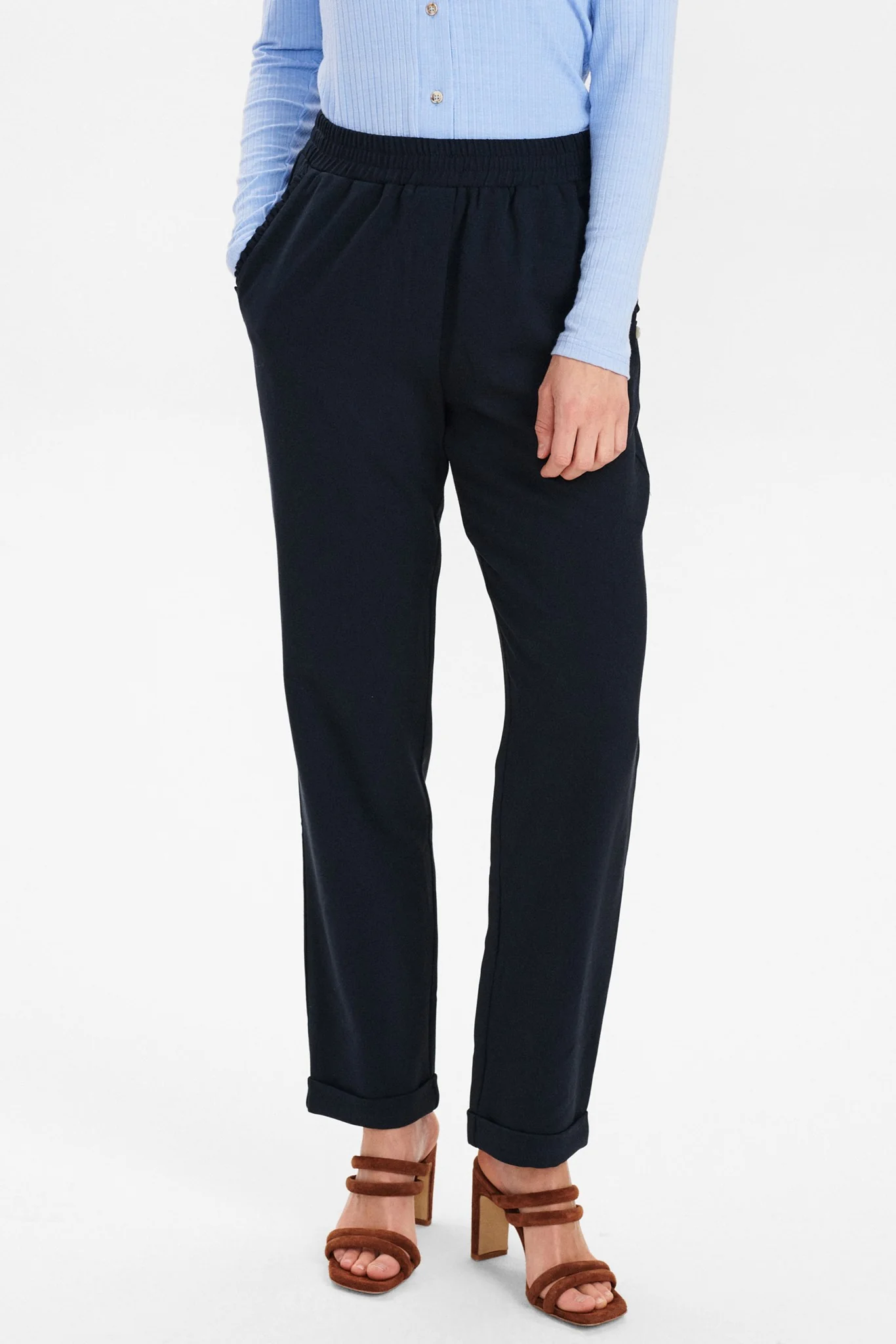 NUWOLLY PANT - Dark Sapphire