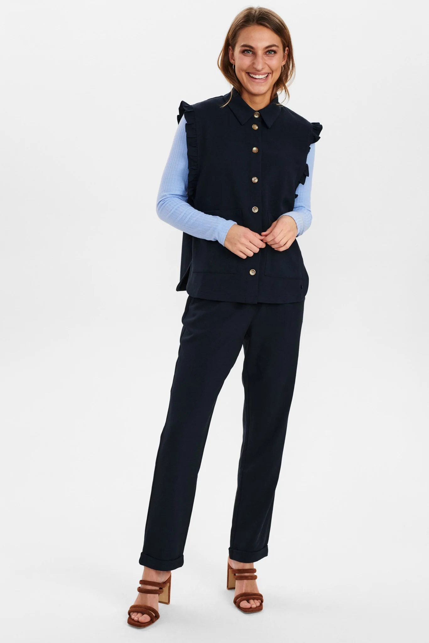 NUWOLLY VEST - Dark Sapphire - Image 3