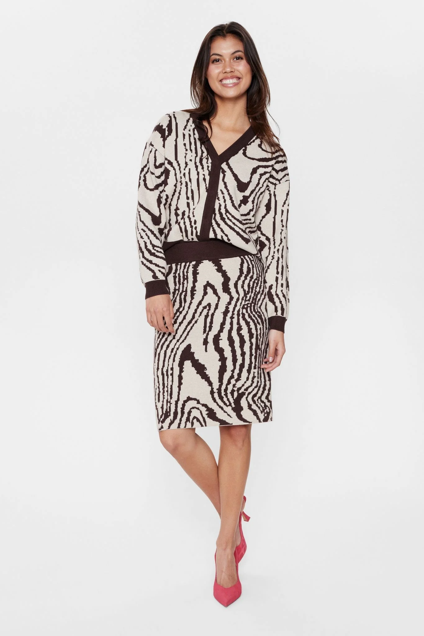 NUWOODY SKIRT  - Chicory Coffee - Image 3