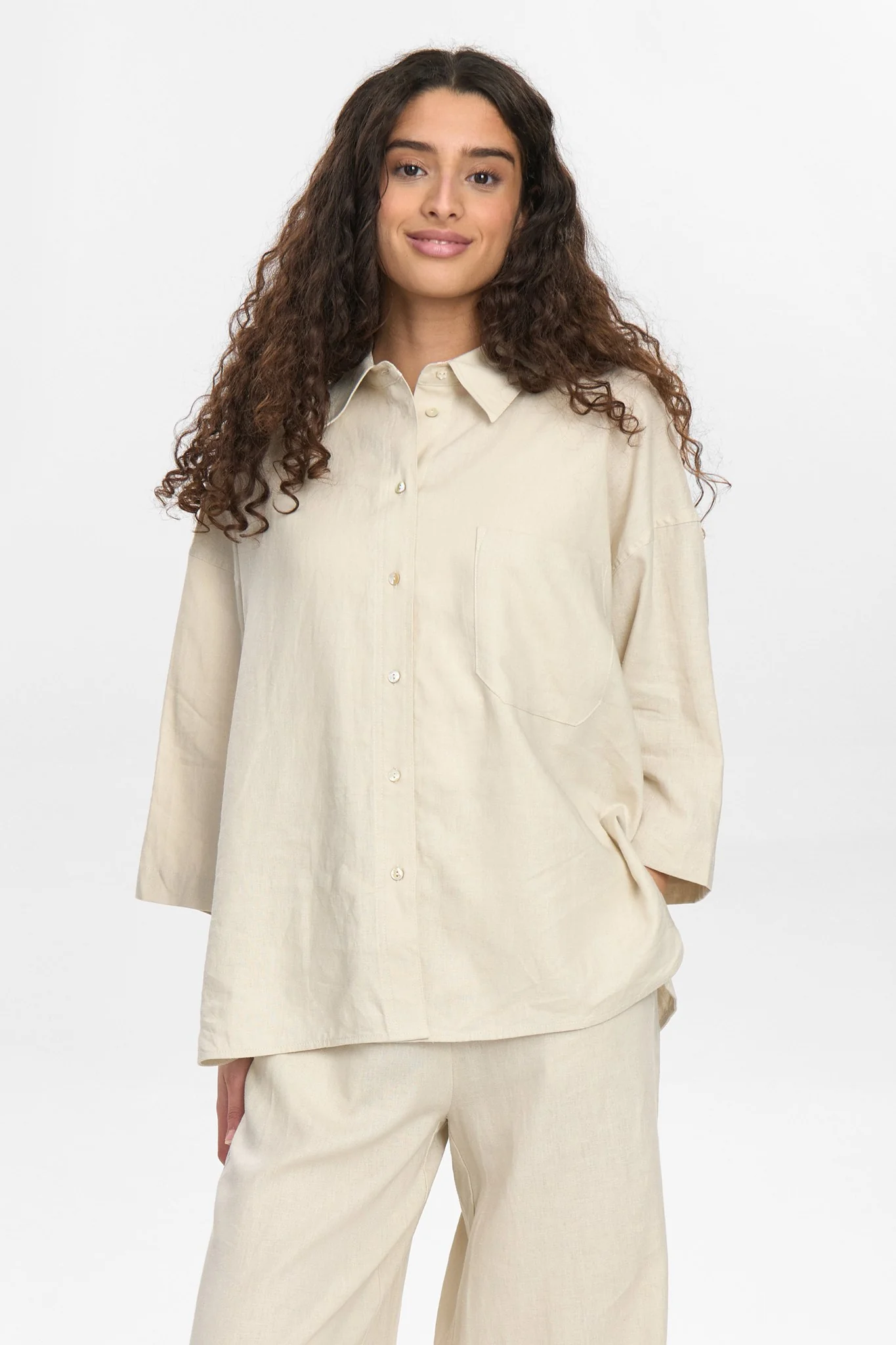 NUYNGVA SHIRT - Gray Morn