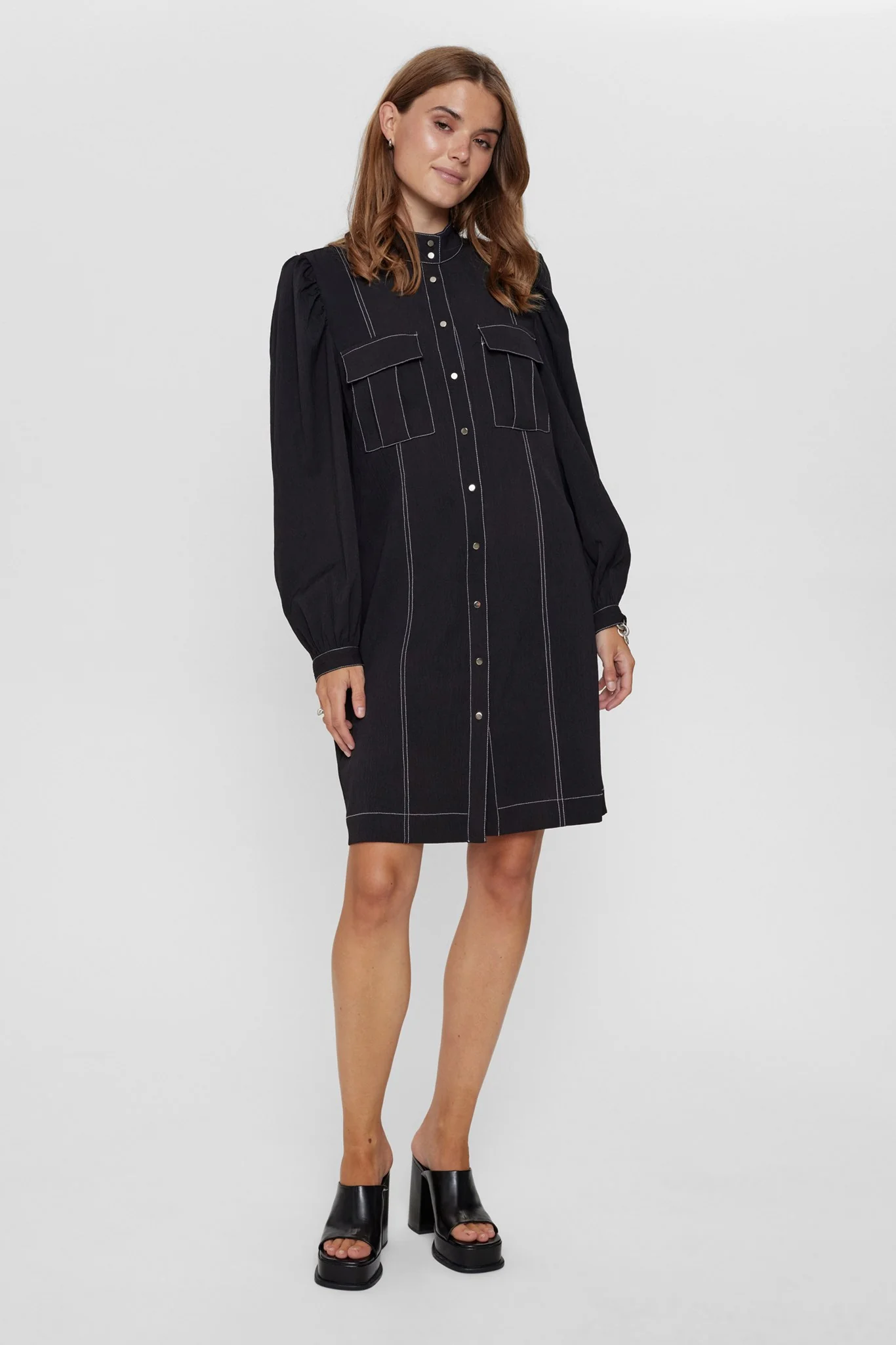 NUYRSA DRESS  - Caviar - Image 3