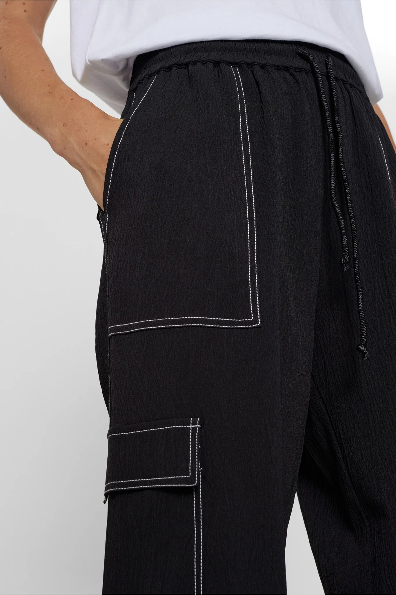 NUYRSA PANTS - Caviar - Image 5