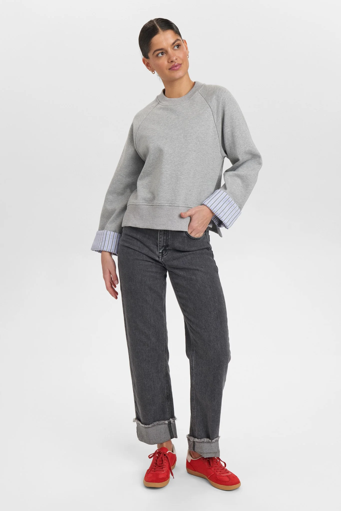 NUZARI SWEAT - Grey Morn - Image 3