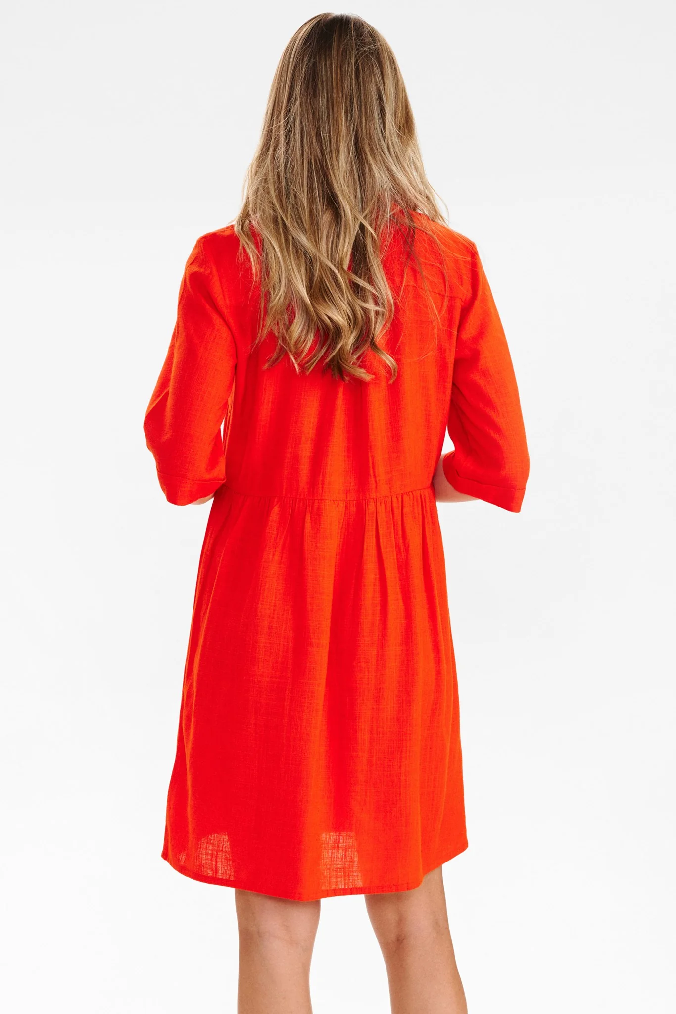 NUZIDA DRESS - Cherry Tomato - Image 2