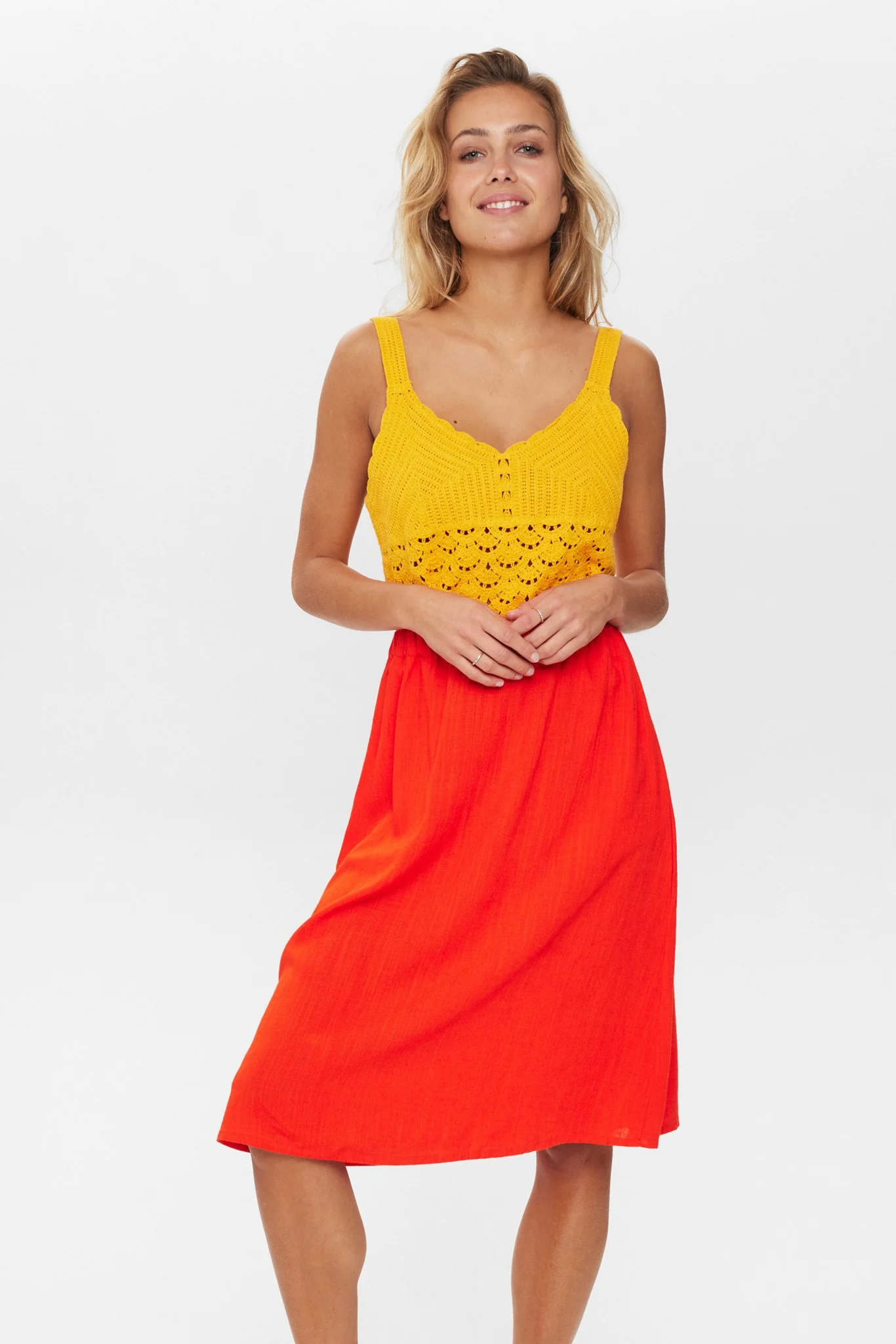 NUZIDA SKIRT - Cherry Tomato