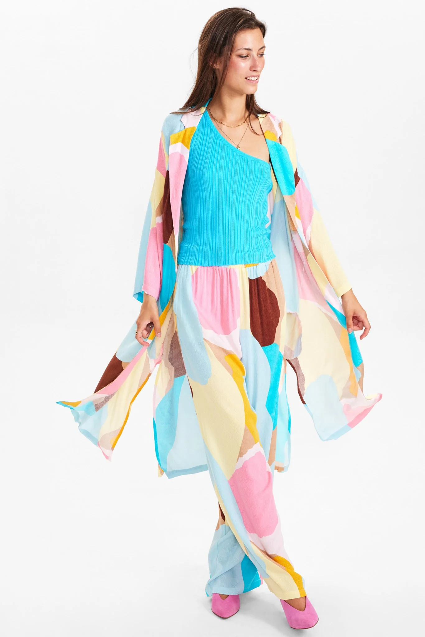NUZIGGIE KIMONO - Crystal blue - Image 3