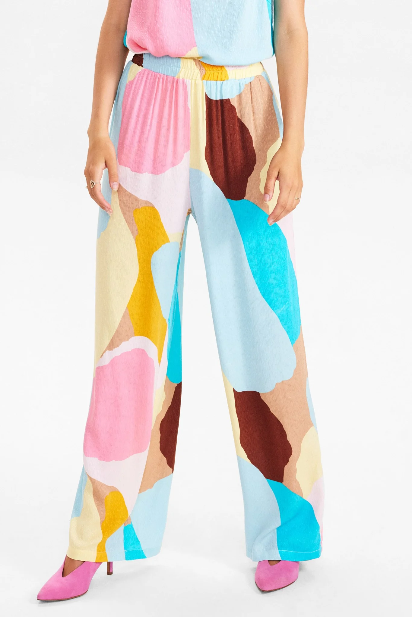 NUZIGGIE PANT - Crystal blue