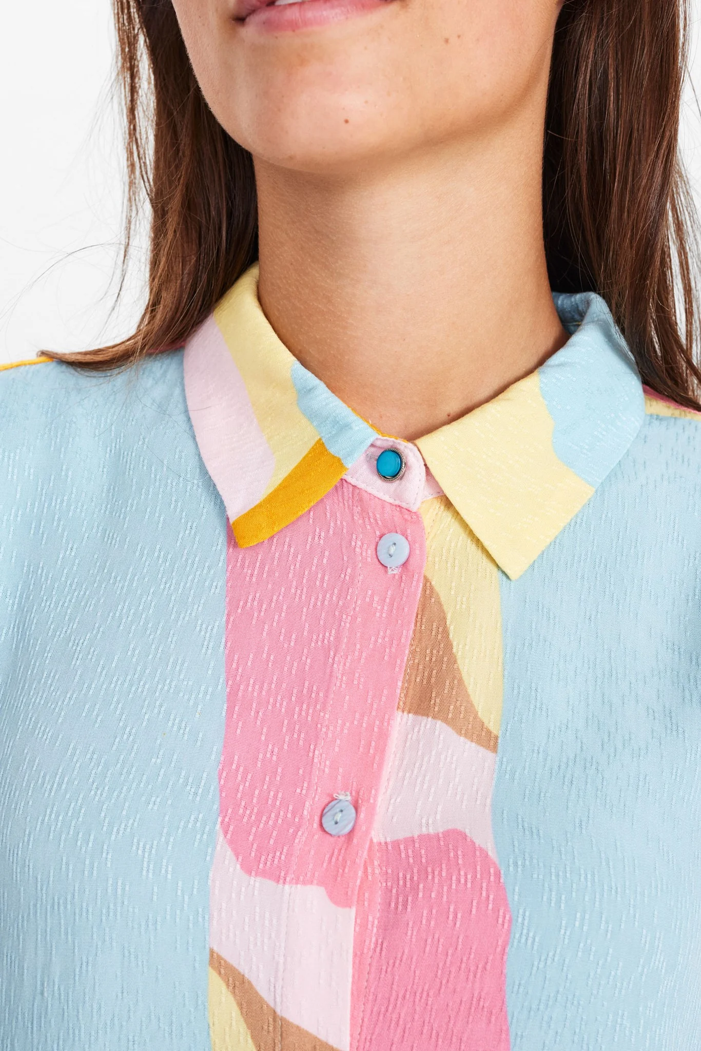 NUZIGGIE SHIRT - Crystal blue - Image 4