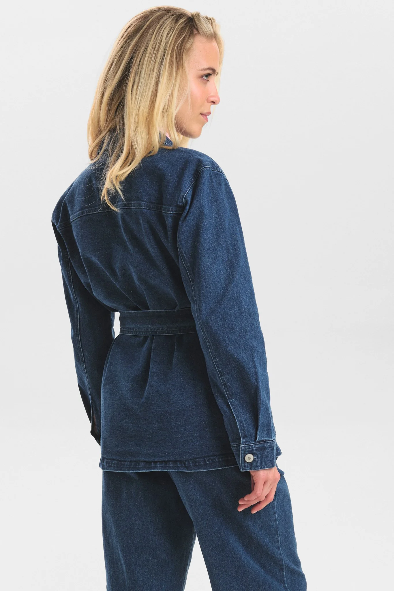 NUZILLA JACKET - Medium Blue Denim - Image 2