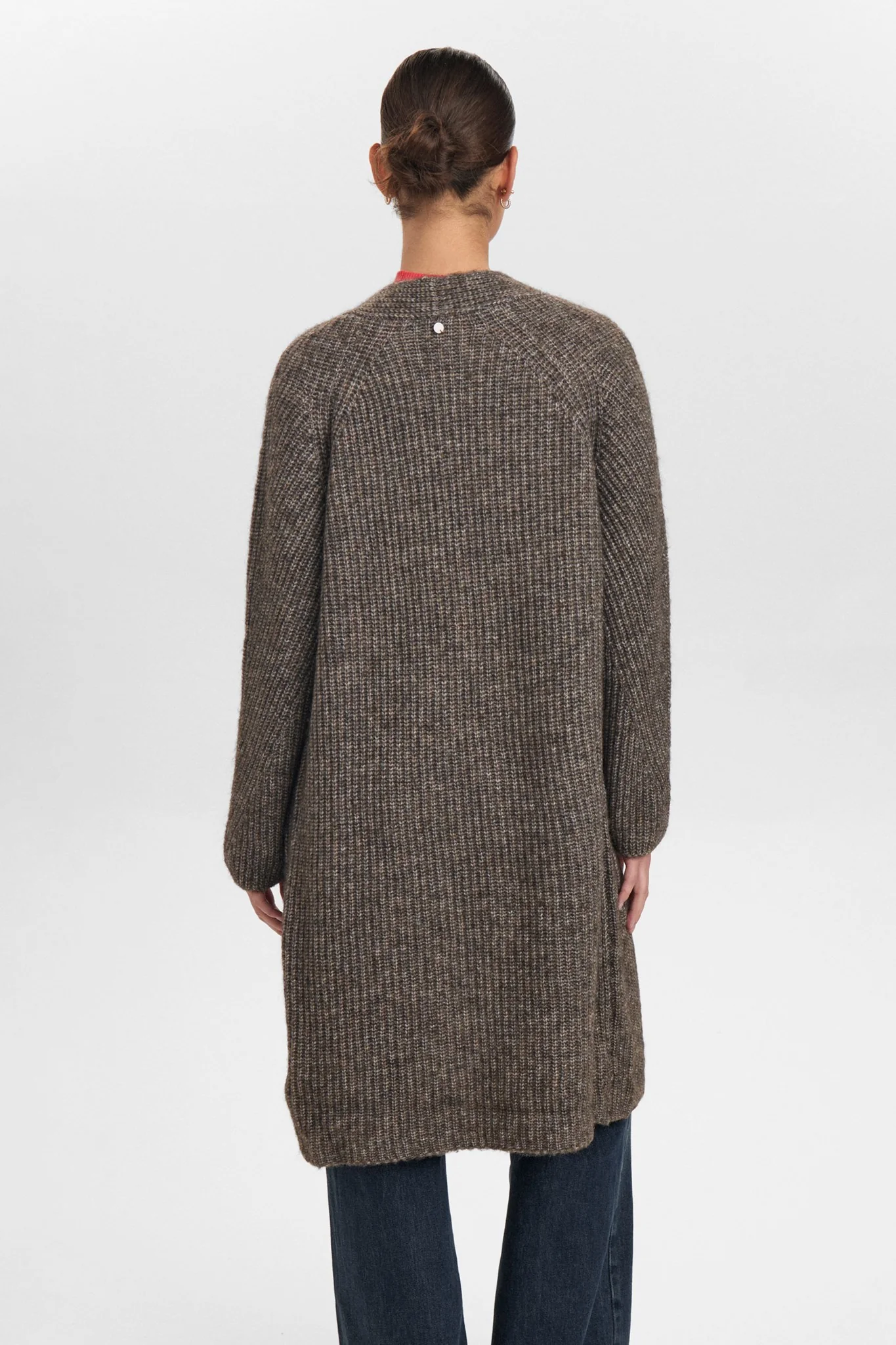 NUZINDI LONG CARDIGAN  - Dark Earth - Image 2