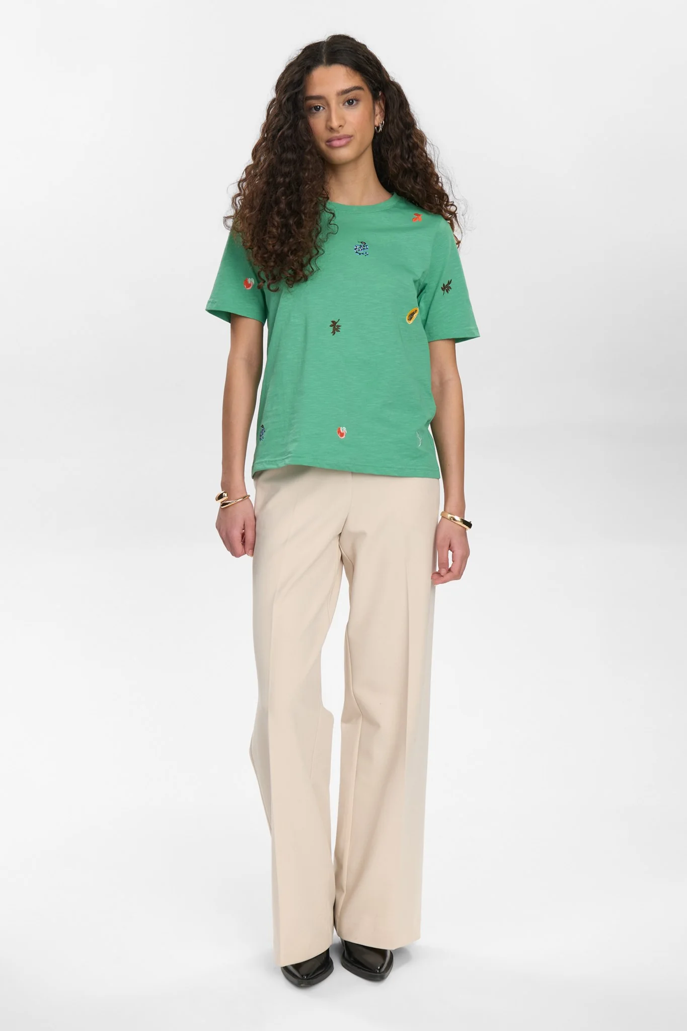 NUZOEY T-SHIRT - GOTS - Green Spruce - Image 3