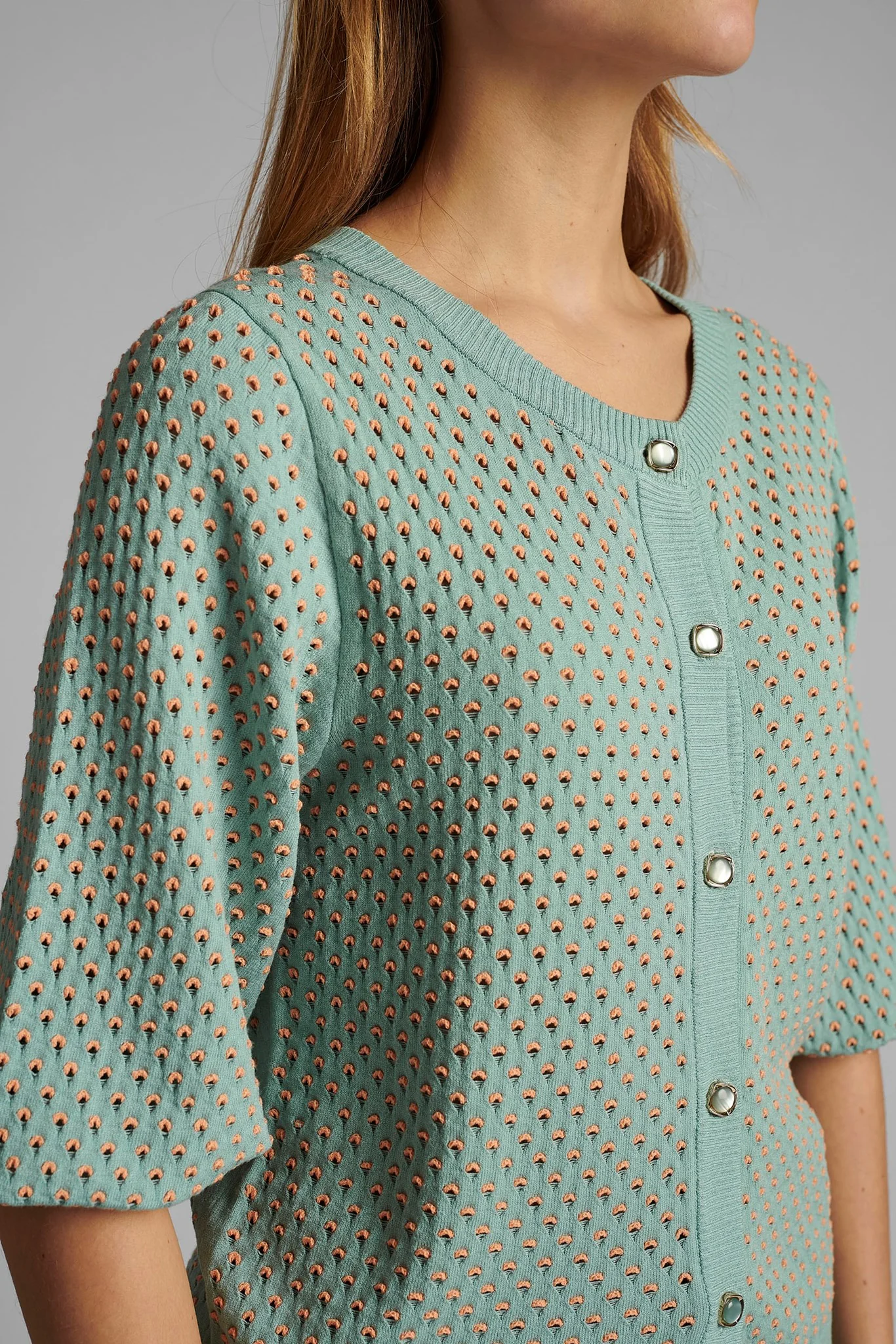 NYBRYNN CARDIGAN - Aquifer - Image 4