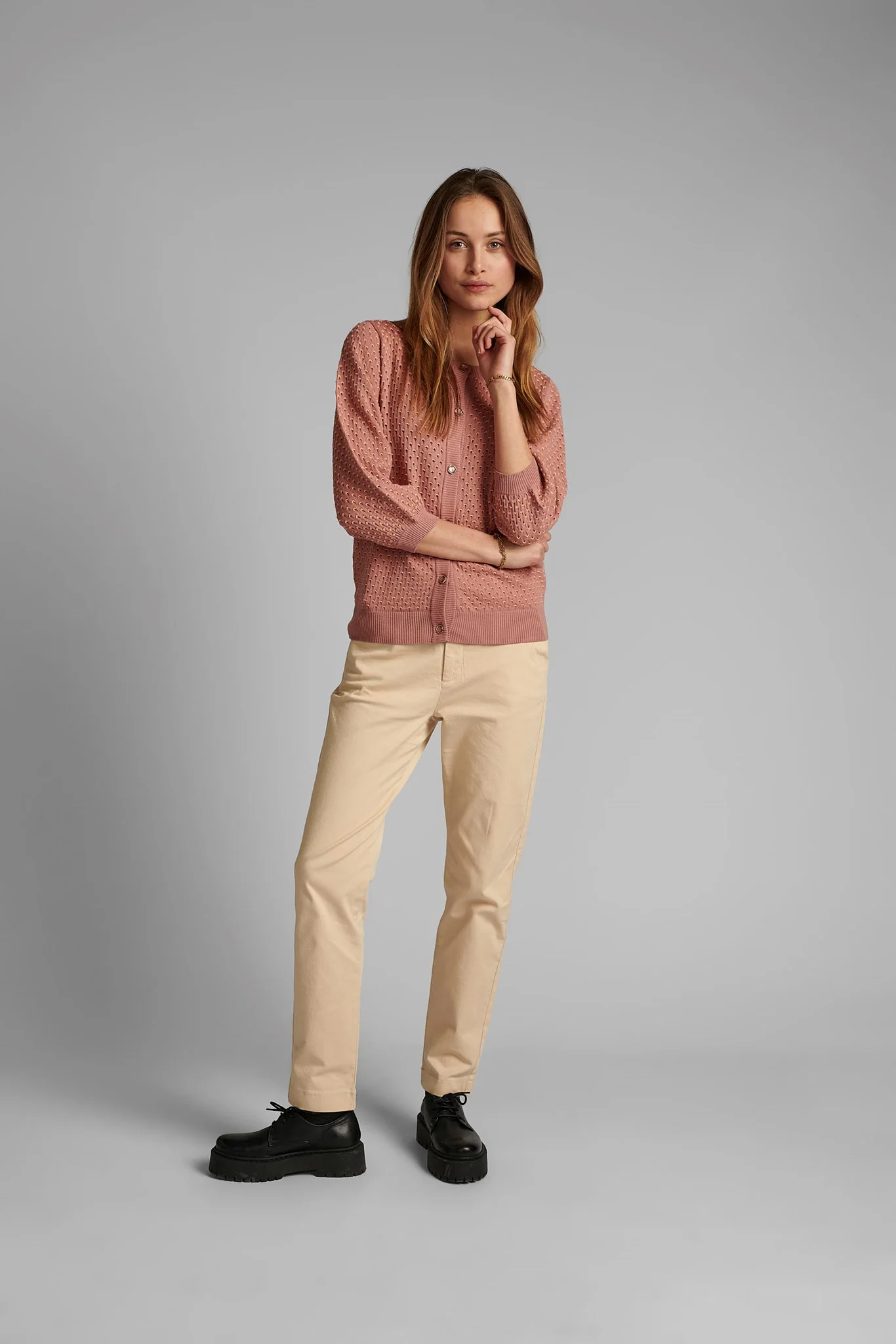 NYBRYNN CARDIGAN - Ash Rose - Image 3