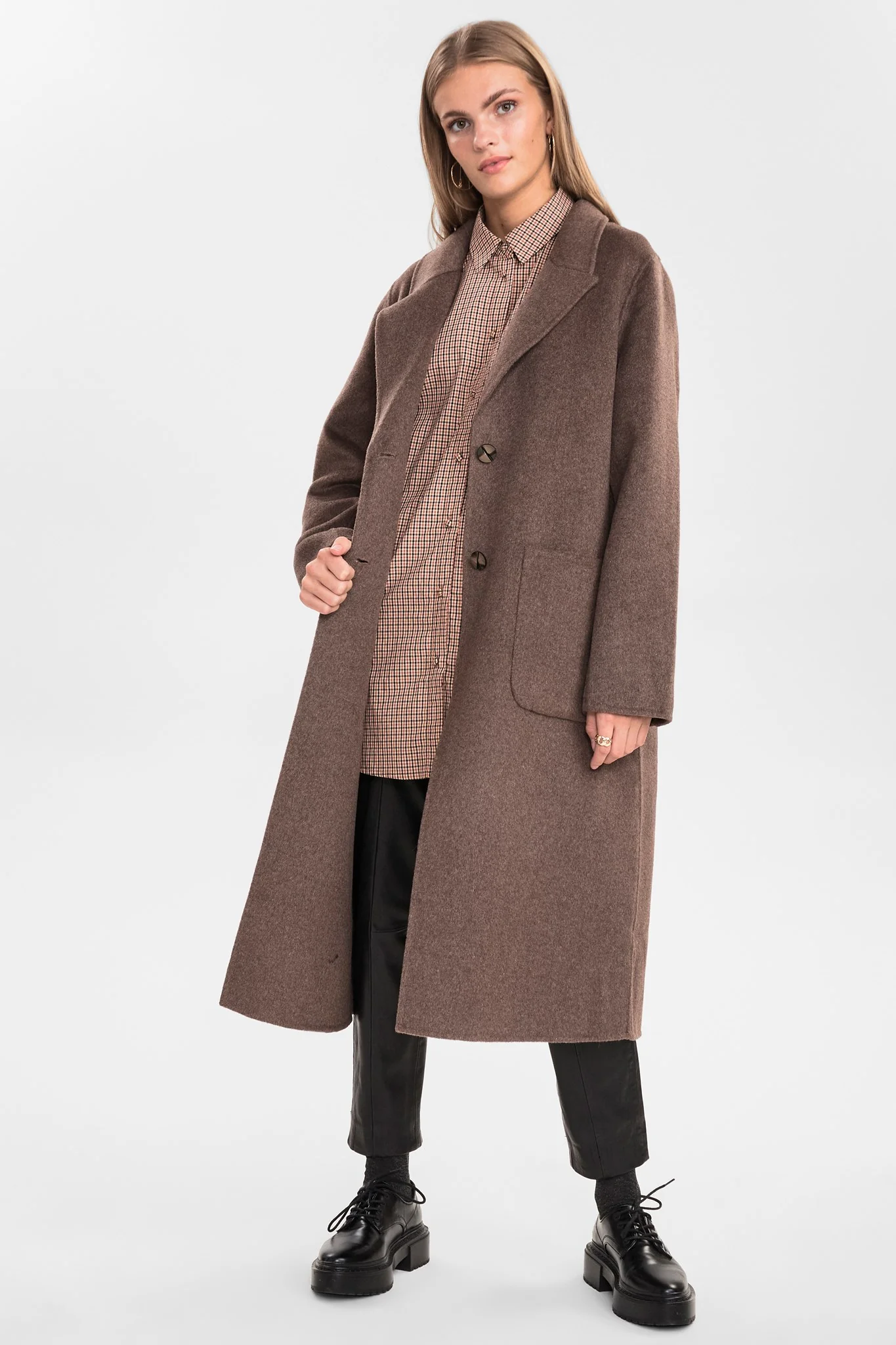 SILHANNAH COAT  - Chocolate Chip - Image 3