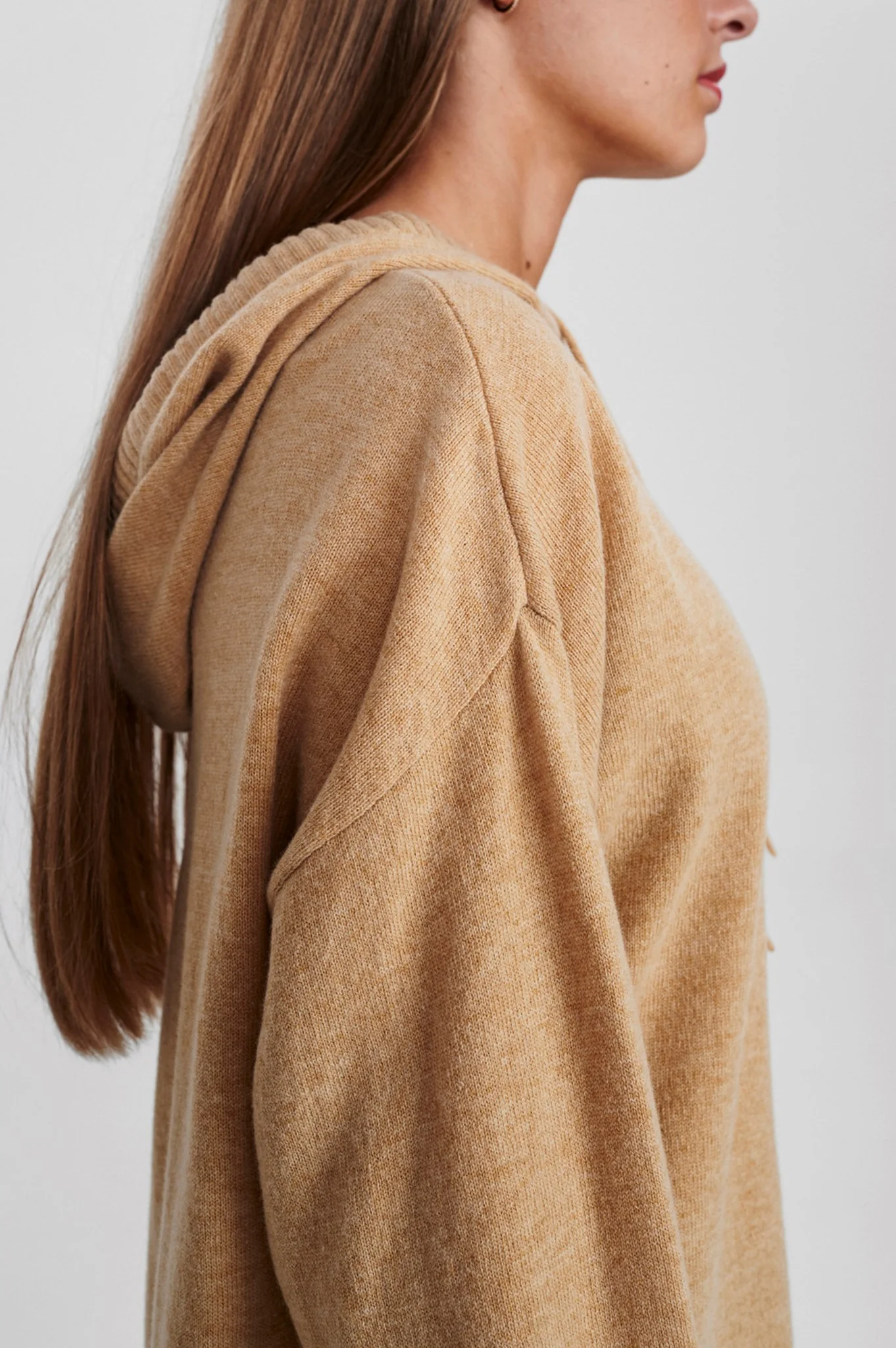 SISANGA HOODIE - Croissant Melange - Image 5