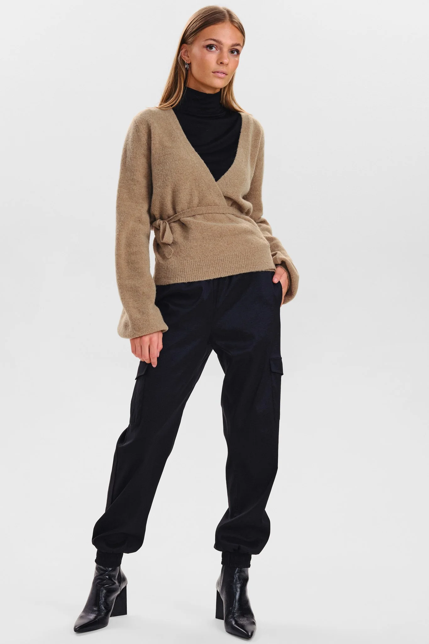 SISAVA WRAP KNIT - Bistre - Image 3