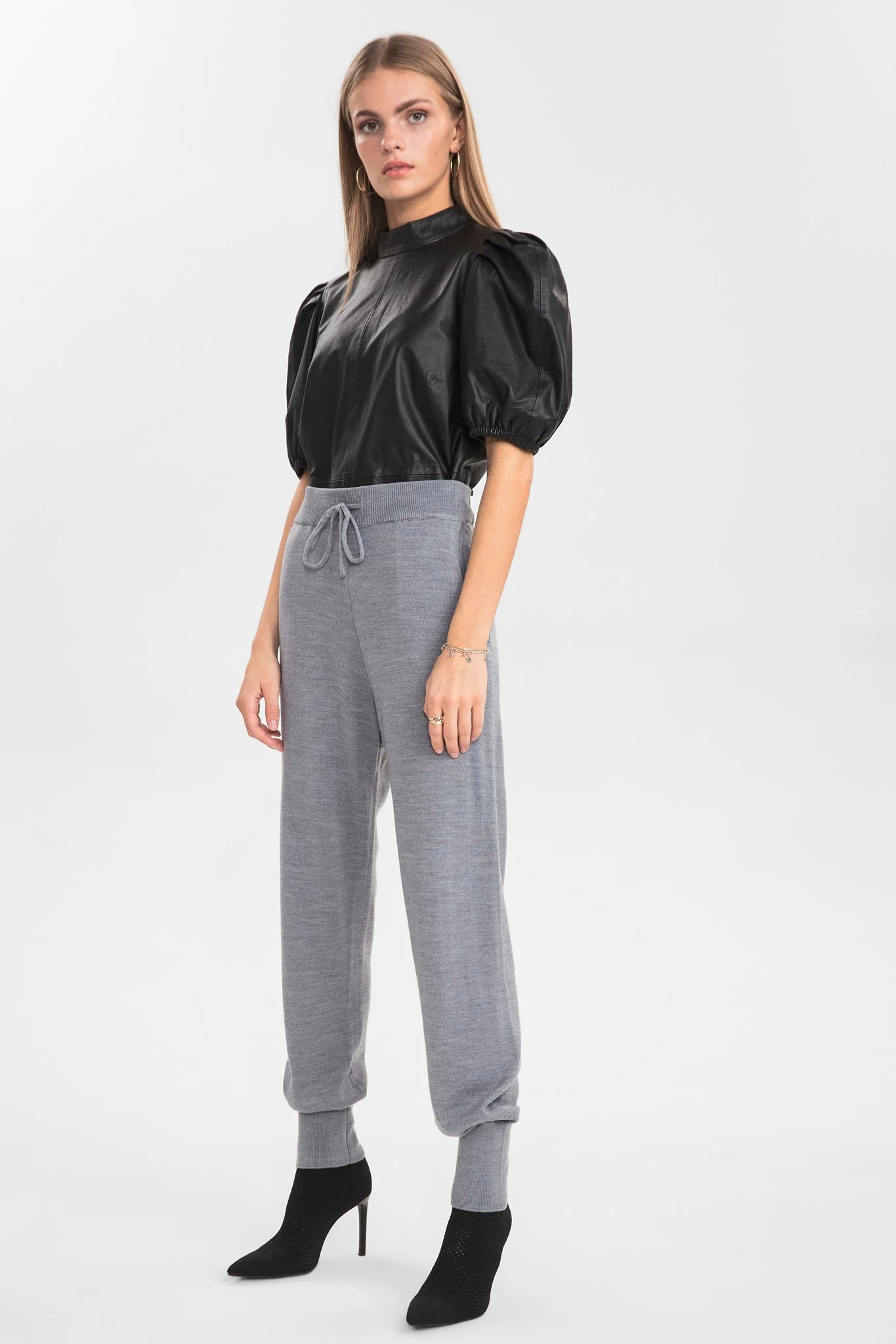 SISHELLA PANT - Granit grey mel - Image 3