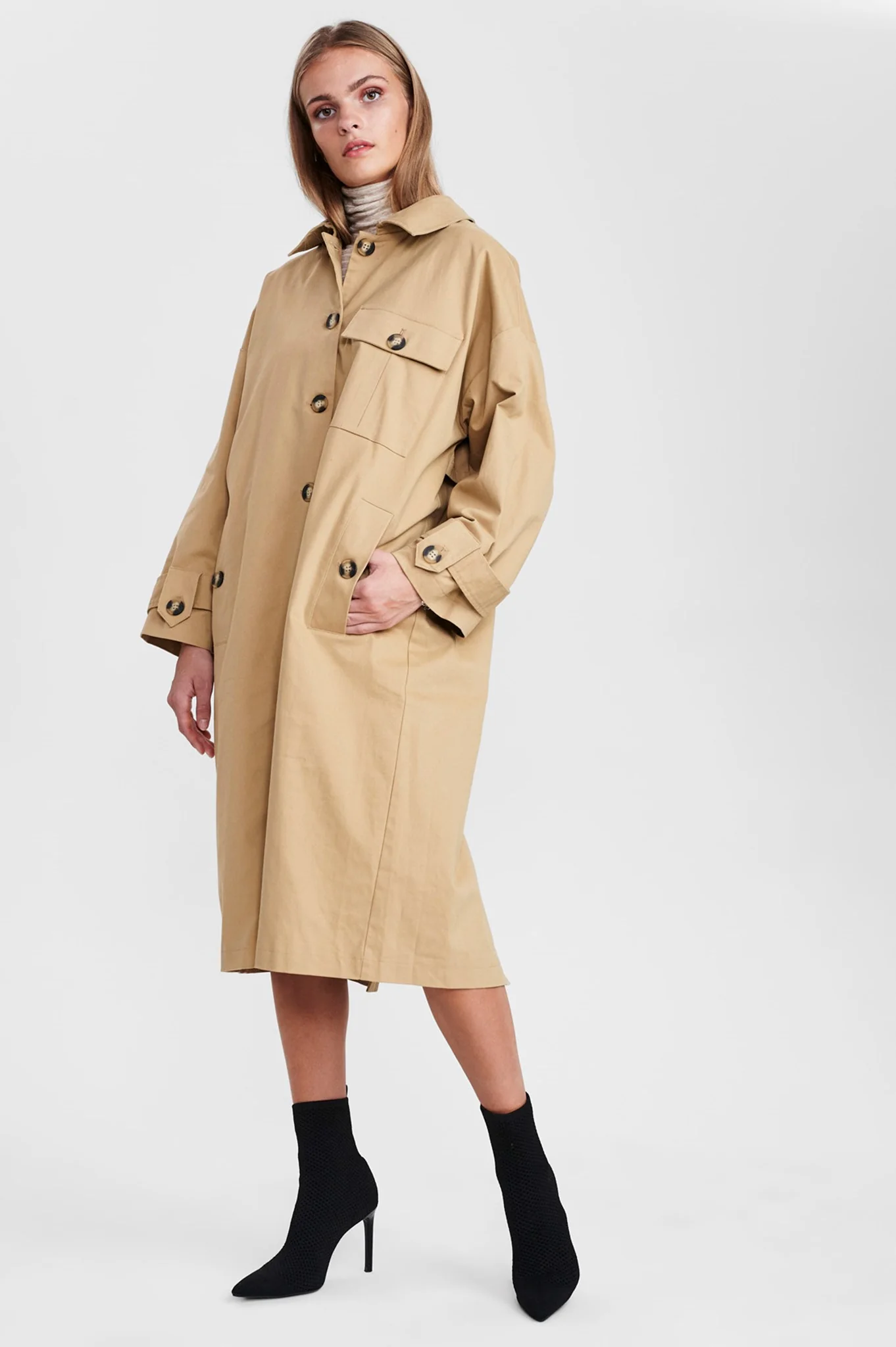 SISIDONA COAT - Croissant - Image 3