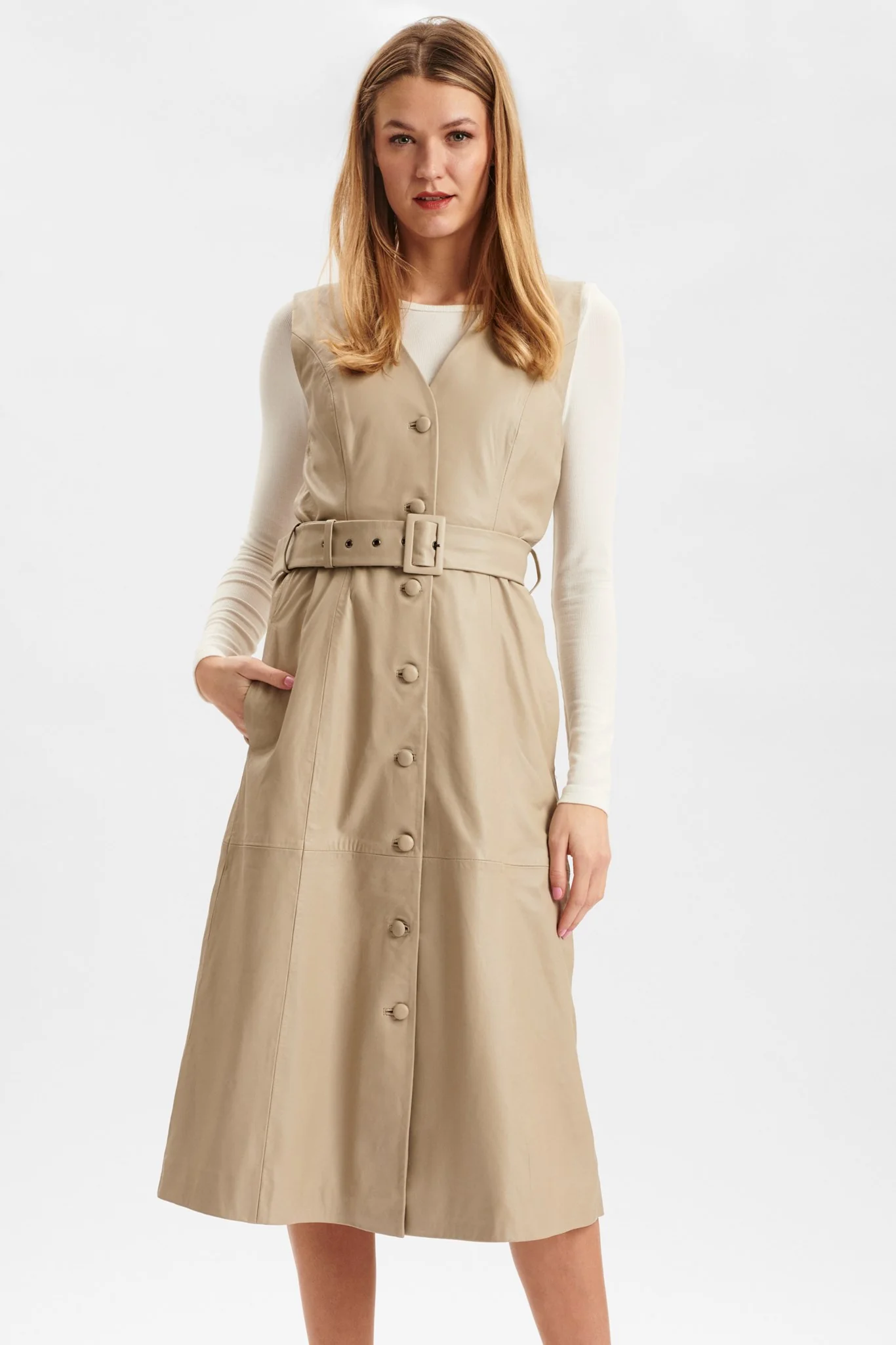 SISIGNA DRESS - Plaza Taupe
