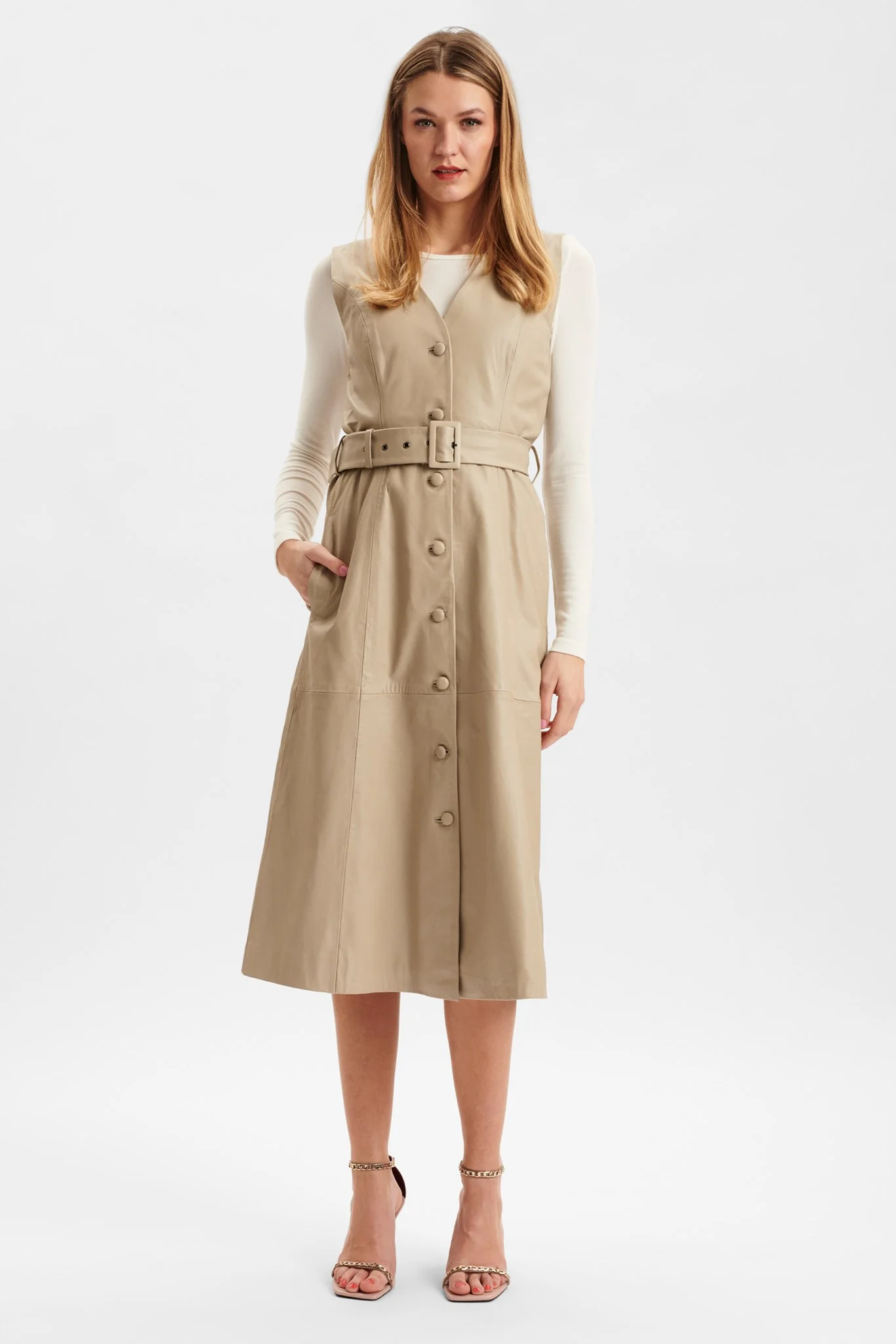 SISIGNA DRESS - Plaza Taupe - Image 3